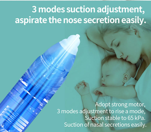 Các Nhà Sản Xuất Trực Tiếp Bán Nổ Điện Bé Mũi Ống Hút Bé Mũi Sạch Hơn Silicone Cấp Thực Phẩm Mũi Chân Không Ống Hút - Product Image 6