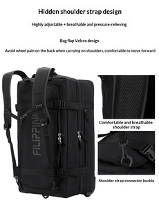 Borsa da Viaggio Personalizzata Impermeabile con Ruote, <span class=keywords><strong>Borsone</strong></span> Sportivo con Trolley, Borsa da Palestra con Ruote - Product Image 4