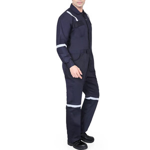 Combinaison de protection de sécurité avec logo personnalisé, manches longues, haute visibilité, réfléchissante, 100% polyester, taille plus, tenue de travail pour hommes - Product Image 2