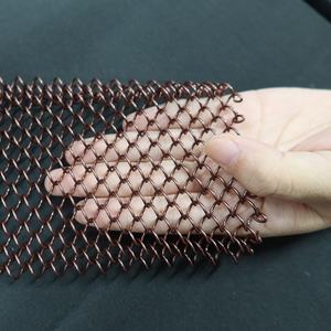 Tendaggi della bobina del metallo della maglia della tenda dell'asta di alluminio per il soffitto dell'hotel - Product Image 4