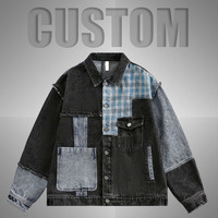 Der Neue Herbststil 2025: Amerikanische Retro-Jeansjacke, Trendige Marken-Casual-Patchwork-Jacke für Herren