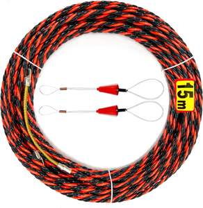 Tire-câble électrique à ressort en acier, 4,0 mm, 50 pieds, 100 pieds, guide-câble pour passage de câbles à travers les murs, vente chaude - Product Image 2