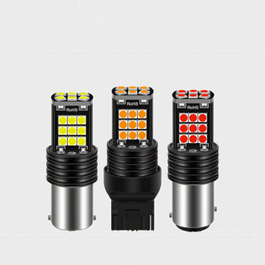 หลอดไฟ LED Canbus รุ่น 1156 BA15S W21W 3030 24SMD ไฟถอย ไฟเลี้ยว ไฟเบรก BAU15S T20 7440 7443 สีแดง 12-24V สำหรับยานพาหนะ - Product Image 3