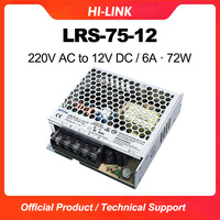 Alimentation électrique série LRS-75, LRS-75-12, LR-75-24, 75W, SMPS, entrée 100-240Vac, protection multiple