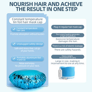 <span class=keywords><strong>Bonnet</strong></span> Thermique Professionnel en Feuille Métallique <span class=keywords><strong>pour</strong></span> <span class=keywords><strong>Masque</strong></span> Capillaire, Coloration et Permanente – Maintien de la Chaleur - Product Image 4