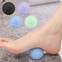 Balle de massage texturée pour les pieds, soulagement de la fasciite plantaire, rouleau de thérapie des points de pression, balle à picots de réflexologie pour hommes et femmes