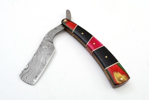 ที่กำหนดเองทำมือดามัสกัสตรงโกนมีดโกน (Rz305) - Product Image 5