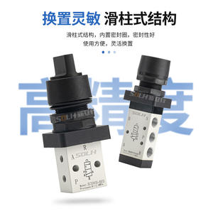 Válvula de Control Selector de Tres Vías y Dos Posiciones S3HS-06/M5PF110-06, Componentes Industriales, Válvula Manual Neumática/Mecánica - Product Image 5