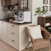 Meuble de bar à café encastré moderne avec tiroirs, étagère de rangement pour tasses, meuble de rangement pour la maison