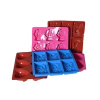 Moules décoratifs 3D en relief personnalisés OEM ODM, adaptés à la décoration de gâteaux DIY, moules à gâteaux en silicone pour la pâtisserie