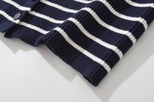 <span class=keywords><strong>Pull</strong></span> en tricot rayé à col rond simple et élégant pour femmes d'automne, style européen et américain, TAOP&ZA 25085 25086 - Product Image 5