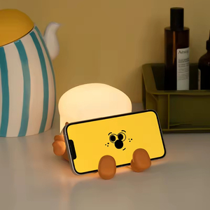 Luce Notturna a Forma di Toast per Bambini, Lampada LED Portatile con Supporto per Telefono, Luminosità Regolabile, Senza Sfarfallio, Protegge gli Occhi - Product Image 3