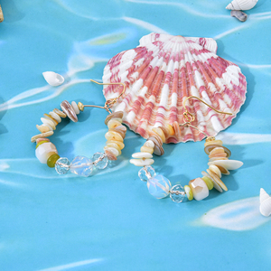 ต่างหูลูกปัดห้อยทำด้วยมือของเด็กผู้หญิงเครื่องประดับแฟชั่นกับหินธรรมชาติสำหรับงานปาร์ตี้ต่างหูสไตล์ - Product Image 5