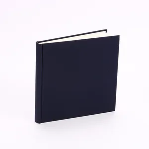 Custom Logo 4x6 6x4 Size Hardcover Photo Albums Cloth Material Glassine Paper DIY Perfect Binding For Wedding Baby School