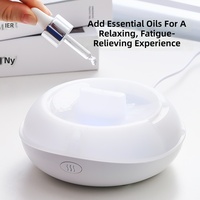 Diffuseur d'arômes d'ambiance domestique 200ML, humidificateur ultrasonique à brume froide, diffuseur d'huiles essentielles avec simulation de flamme