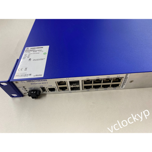 Hirschmann MACH102-8TP Ethernet <b>Switch</b> Gigabit 100-240V AC 50/60Hz 0.4-0.2A <b>Used</b> - Product Image 1