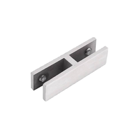 Système de garde-corps de pont marin pour yacht en verre, moderne, robuste, en acier inoxydable 2205 Elite Duplex, avec base carrée et fixation au sol