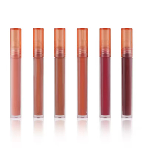 Brillo de labios mate de 6 colores personalizado, Copa antiadherente ligera, nutritiva, resistente al agua, maquillaje <span class=keywords><strong>Lipson</strong></span>, forma líquida a granel - Product Image 1