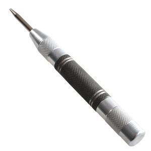 Silver-Black High-Hardness Manual Drilling Tool <b>Automatic</b> <b>Center</b> <b>Punch</b> for Emergency Window Breaking Metal Positioning Tool - Product Image 4