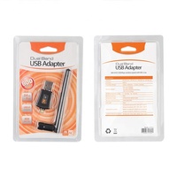 Tarjeta de red inalámbrica USB 600 de doble banda de 2,0 Mbps para portátil, controlador gratuito, adaptador Wifi de 2,4G/5,8G