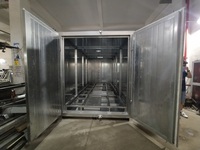 Four de cuisson à poudrage thermique de grande longueur pour profilés en aluminium, meubles métalliques, plaques d'acier