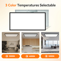 Plafonnier LED plat 2x4 pieds à intensité variable, moderne, en aluminium, pour maison et bureau – Vente en gros à chaud