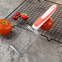 Hete Aanbieding Handmatige Antislip RVS Tomaten- en Hammeser Multifunctionele Anti-aanbak Fruit- en Groentesnijder