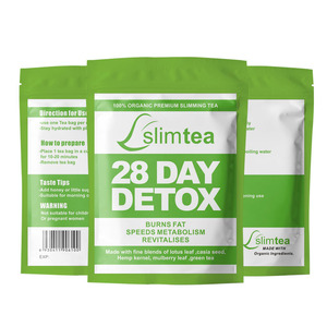 Té Detox de 28 Días de Marca Privada OEM, Bolsitas de Té Herbal Adelgazante para Control de Peso y Vientre Plano, Venta al por Mayor a Granel - Product Image 1
