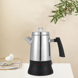 Machine à café <span class=keywords><strong>électrique</strong></span> entièrement automatique mini <span class=keywords><strong>4</strong></span> 6 <span class=keywords><strong>tasses</strong></span> en acier inoxydable avec poignée en plastique Percolateur - Product Image 6