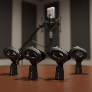 Soportes universales ajustables para micrófono Mc 03, adaptador de tornillo macho 5/8 y hembra 3/8 para micrófonos de mano, 4 Uds. - Product Image 2