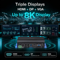 Mini PC industriel haute performance 4*Series COM 8K Triple Display avec contrôleur intégré Pentium 7505 Core I3 I5 I7 11e génération