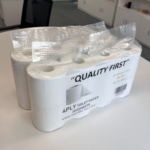 Vente en gros de rouleaux de papier toilette 3/4ply naturels à bas prix pas cher personnalisés sans noyau papier toilette papier toilette - Product Image 3