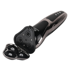 Afeitadora Rotativa para Hombre, Triple Cuchilla, Impermeable, Recargable por USB, Inalámbrica, Portátil, para el Hogar, para el Cuidado de la Barba, Afeitado con Triple Cuchilla - Product Image 1