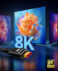FJGEAR Cable HDMI 2.1 de Fibra Óptica Blindado para TV/PC/Laptop para Juegos/Proyector 8K, Cine en Casa, Certificado CE - Product Image 3