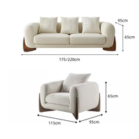Ensemble de canapés de luxe personnalisables de haute qualité, suite de salon moderne et simple en tissu velours, canapé modulaire sectionnel pour salon