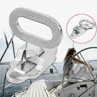 Marchepied pliable en acier inoxydable 316 poli miroir pour bateau, yacht, caravane, camion