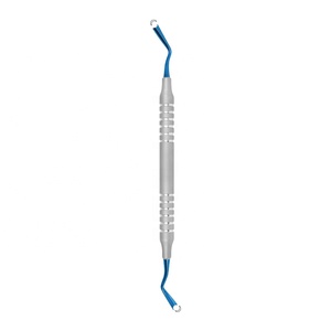 Écarteur gingival Points enduits de titane bleu Instruments à double extrémité de 5mm avec instrument dentaire à poignée creuse légère - Product Image 1