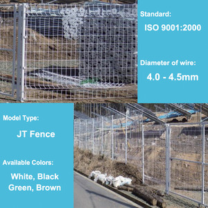 Clôture pour centrale solaire, clôture de sécurité en treillis métallique pour montagnes et rivières, barrière de protection pour ferme solaire avec treillis soudé conçu pour l'énergie solaire - Product Image 3