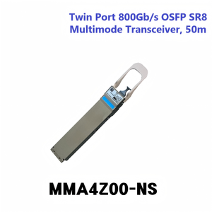 800G Twin Port OSFP 2X400G SR4 มัลติโหมด MMA4Z00-NS สำหรับสวิตช์ศูนย์ข้อมูล การเชื่อมต่อเครือข่าย DPU โมดูลออปติคอล - Product Image 1