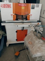 Machine à découper l'aluminium simple, machine à découper à 90 degrés et à 45 degrés avec support d'alimentation, indicateur de longueur numérique pour cadre photo
