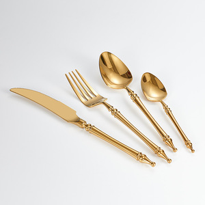 Set di posate in acciaio inox 304 di alta qualità colonna romana coltello forchetta cucchiaio stoviglie può essere utilizzato per l'<span class=keywords><strong>argenteria</strong></span> ristorante dell'hotel - Product Image 3