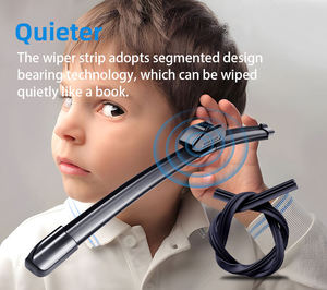 Escobillas Limpiaparabrisas de Doble Resorte, Ajuste Universal, Distribución Uniforme de Presión, Sin Vibraciones, Limpieza Suave - Product Image 3