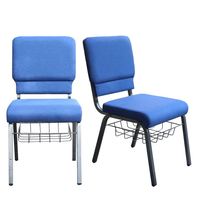 Chaises d'église économiques pour salles de prière musulmanes, avec housse de bras en tissu Spandex brodé et uni, pour chaire