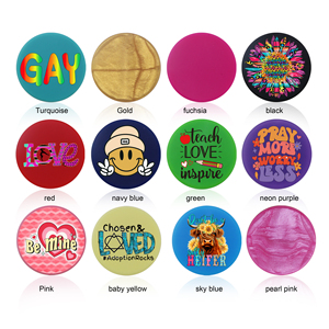 Nuevas Cuentas Focales de Silicona Redondas de 30mm con Diseño de Vaca del Oeste, Personalizables, para Bolígrafos, Colección Primavera 2024 - Product Image 2