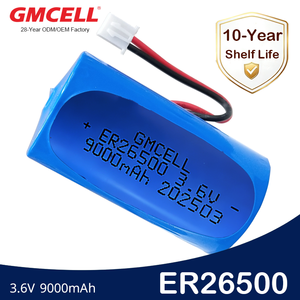 แบตเตอรี่แบบกำหนดเอง ER26500/ER26500M พร้อมสายและขั้วต่อปลั๊ก 3.6V สำหรับมิเตอร์ไฟฟ้า/น้ำ/แก๊สอัจฉริยะ NB-IoT, LoRaWAN, GPS - Product Image 1