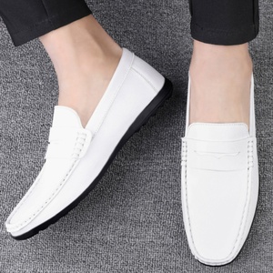 Mocasines de Hombre con Suela Suave, Microfibra, Color Blanco y Negro, Forro de Malla, Plantilla de EVA, para Todas las Temporadas - Product Image 3