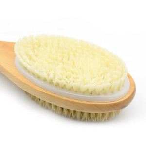 Bathroom Accessories Double Sided Exfoliating <b>Bath</b> Brush with Soft Stiff Bristles - Product Image 5