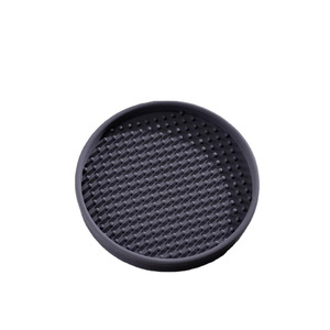 Silicone <b>Tea</b> Mat Round Non Slip Heat Insulation For <b>Tea</b> <b>Set</b> <b>Tea</b> Ceremony Display Tray Black Tan Dark Gray - Product Image 5