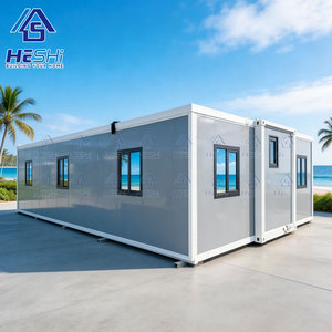 Casa Contenedor Prefabricada Moderna HESHi de 40 Pies, Unidad de Vivienda Modular Expandible, Diseño Rectangular - Product Image 1