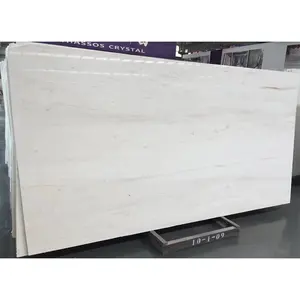 Natural Stone Slab Customized Flooring Aristone Afyon Sunny White Marble for Wall Panel